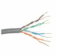 Кабель информационный Lanmaster TWT-5EUTP-XL кат.5е U/UTP не экранированный 4X2X24AWG PVC внутренний 305м серый