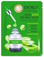 JIGOTT DORIS Тканевая маска для лица алоэ ALOE Real Essence Mask, 25 мл