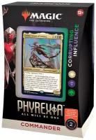 Дополнение для настольной игры MTG: Колода Commander Deck Corrupting Influence издания Phyrexia: All Will Be One на английском языке