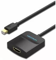 Адаптер-переходник VENTION mini DisplayPort 20M > HDMI F, чёрный