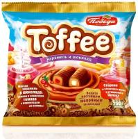 Мягкая карамель Победа вкуса Toffee в шоколаде ассорти