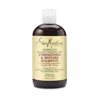 SheaMoisture, ямайское черное касторовое масло, укрепляющий и восстанавливающий шампунь, 384 мл