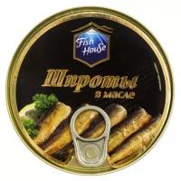 Fish House Шпроты из балтийской кильки в масле, 160 г