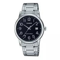 Наручные часы CASIO Collection Men MTP-V002D-1B, серебряный, черный