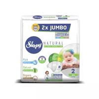 Подгузники детские Sleepy Natural р.2 (3-6 кг) 84 шт