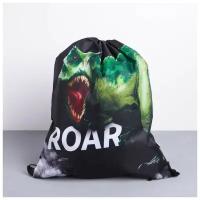 Мешок, сумка для обуви, сменки, сменной ROAR, полиэстер, размер 41х31 см