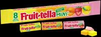 Жевательные конфеты Fruit-tella Mini Ассорти с фруктовым соком (со вкусами клубники, апельсина и лимона), 88 г, 8 уп