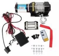 Лебедка электрическая 12V Electric Winch 3500lbs / 1587 кг стальной трос