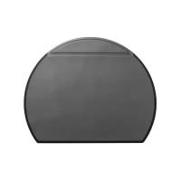 Покрытие настольное Durable, полукруглой формы, 520 х 650 мм, ПВХ Черный
