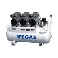Компрессор безмасляный Pegas PG-2400, 90 л, 2.25 кВт
