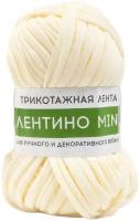 Пряжа Softino Лентино mini, 100 % хлопок, 100 г, 40 м, 1 шт., 86 сливочный 40 м