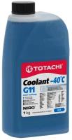 Охлаждающая жидкость totachi niro coolant blue -40c g11 1кг, TOTACHI 46301 (1 шт.)