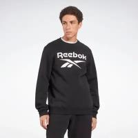 Толстовка/Reebok/H54791/RI BIG STACKED LOGO CREW/черный/M