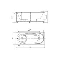 Ванна Aquatek Афродита 170x70 AFR170-0000054 акрил