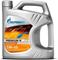 Моторное масло Gazpromneft Premium N 5W-40, 4 л