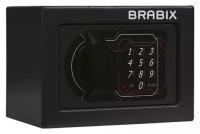 Сейф мебельный Brabix SF-140EL 291141 S103BR210214 140х195х140мм, электронный замок, черный