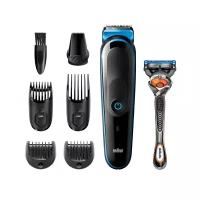 Набор для стрижки Braun MGK3245 + Gillette Fusion5 ProGlide UK, black/blue