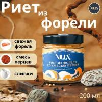 Риет из Форели со смесью перцев