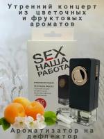 Ароматизатор воздуха для автомобиля/в машину на дефлектор/печку CONTACT SEX наша работа 