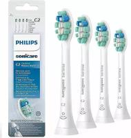 C2 Сменные насадки для зубных щеток Philips Sonicare Optimal Gum Care Brush HX9024, белый, 4 шт