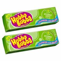 Жевательная резинка Wrigley's Hubba Bubba Atomic Apple со вкусом яблока (Германия), 35 г (2 шт)