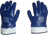 Перчатки защитные с полным нитриловым обливом SCAFFA NBR4530 размер 9