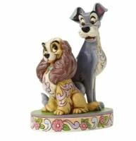 Disney Traditions 4046040 Фигурка Леди и Бродяга (Противоположности притягиваются) 16.50 см