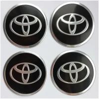 Наклейки на колесные диски Toyota Тойота / Наклейки на колесо / Наклейка на колпак / D 60 mm