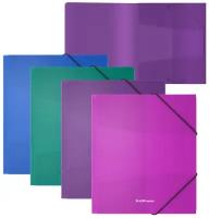 ErichKrause Папка на резинках Diagonal Vivid А5+, пластик, разноцветный