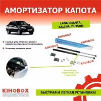 Упоры капота Лада Гранта, Калина2, Датсун 2 шт - Tolplastik арт. 6100402