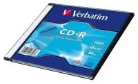 Компакт-диск Verbatim CD-R, 52x, Extra Protection, Slim/1 (43347)