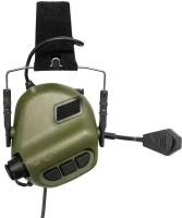Активные электронные наушники с микрофоном Earmor M32 MOD3 с шумоподавлением для стендовой стрельбы, охоты