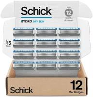 Сменные Кассеты Для Мужской Бритвы Schick Hydro Dry Skin