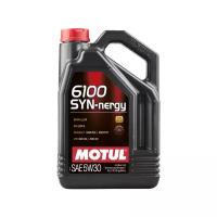 Моторное масло Motul 6100 SYN-nergy 5W-30, 5 л