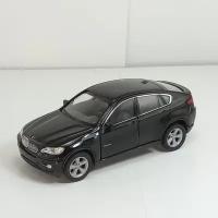 Металлическая машинка 1:34-1:39 BMW X6, черный 43617D Welly