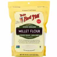 Bob' s Red Mill, Просяная мука, цельнозерновая, 567 г (20 унций)