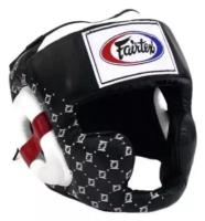 Боксерский шлем Fairtex HG10 Black (M)