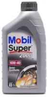 Моторное масло Mobil Super 2000 10W-40 полусинтетическое 1 л