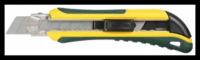 Нож с сегмент. лезвием, KRAFTOOL 09193, 2-х комп, усилен, автофиксация, кассета с 6 лезвиями, допфиксатор, 18 мм 09193