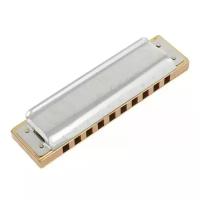 Губная гармошка Hohner Band 1896/20 гармонический минор (M1896326X) B, коричневый/серебристый