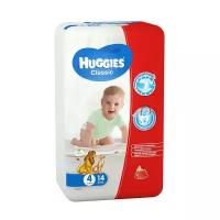 Huggies подгузники Classic 4 (7-18 кг), 14 шт