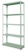 AR SHELVING Стеллаж Colour 5 полок 90х172х30 см, металл, цвет зеленый