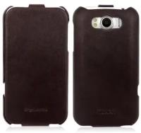 Кожаный чехол для HTC Sensation XL / X315e / G21 HOCO Leather Case (Коричневый)