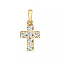 SOKOLOV Крест из золота со Swarovski Zirconia 81030063