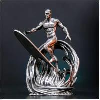 Серебряный Серфер металлическая коллекционная фигурка комикс марвел / Silver Surfer MARVEL COMICS