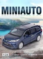 Коллекционная модель Toyota Sienna MPV 1:24 (металл, свет, звук)