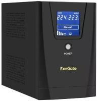 ИБП ExeGate EX292804RUS SpecialPro Smart LLB-1600. LCD. AVR.2SH.3C13. USB 1600VA/950W, black