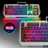 Клавиатура Defender Renegade GK-640DL RU RGB Silver USB серебристый, русская