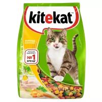 Сухой корм для кошек Kitekat с курицей (паштет)