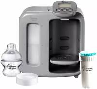 Tommee Tippee Perfect Prep Day & Night, Машина для автоматического приготовления детских смесей с цифровым дисплеем и регулируемым объемом, серый